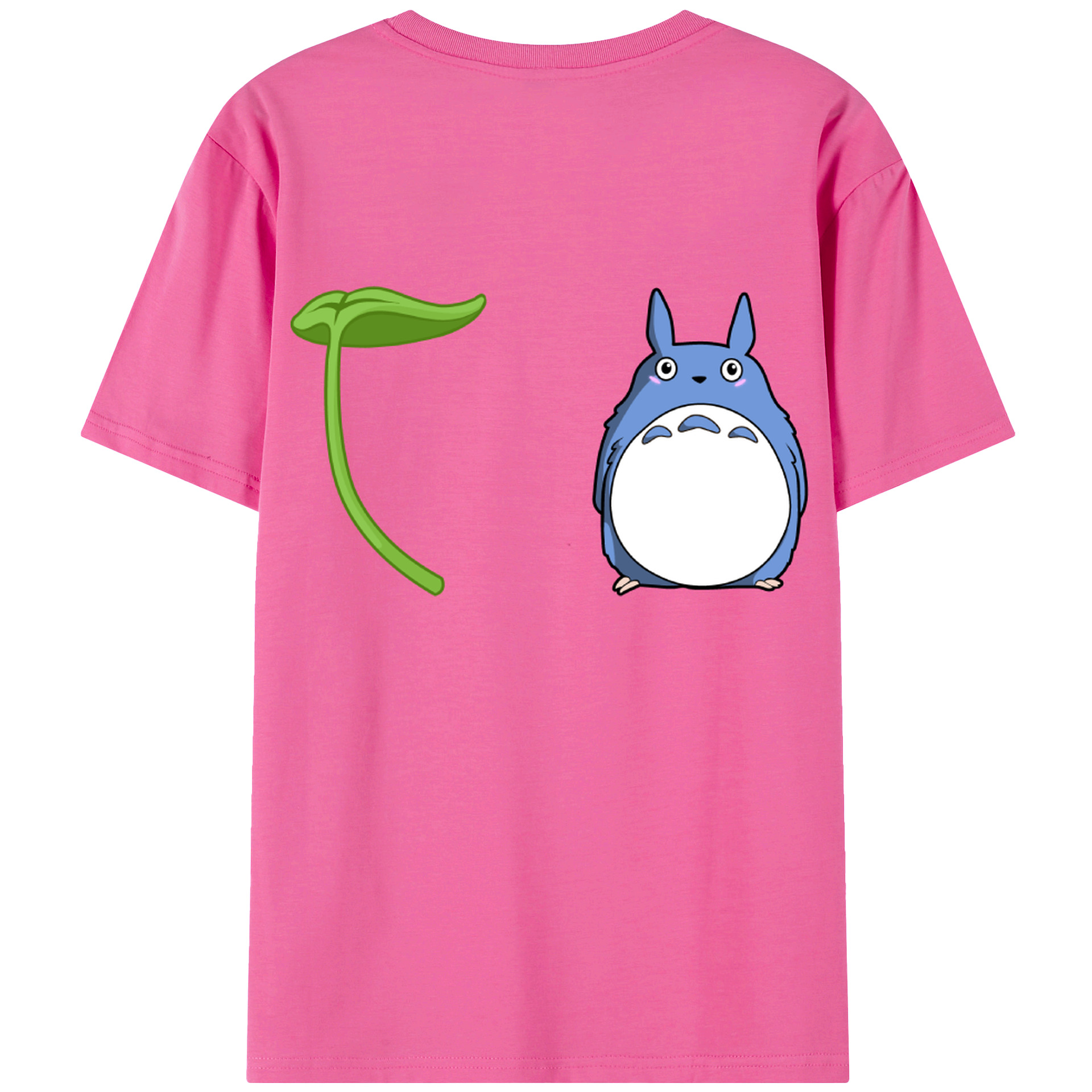 （画像用） となりのトトロ 草壁メイ 草壁サツキ My Neighbor Totoro Satsuki Kusakabe Mei Kusakabe レディース半袖Tシャツ(バックプリント)